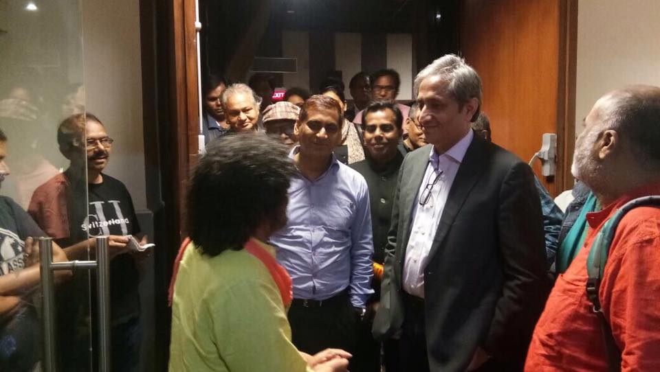After the show discussion with journalist Ravish Kumar
