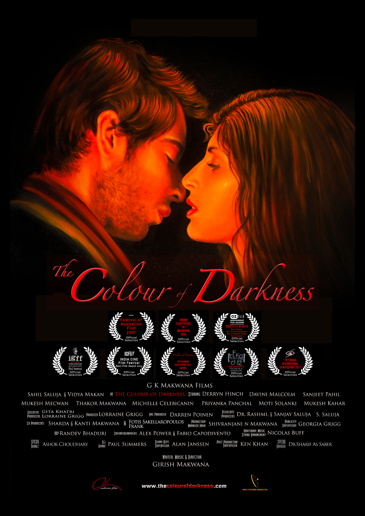 The Colour of Darkness official poster artwork